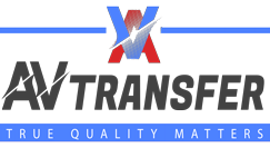 AV Transfer, Audio Visual Services Centre. Quality Matters. 087 087 93012. www.avtransfer.co.uk